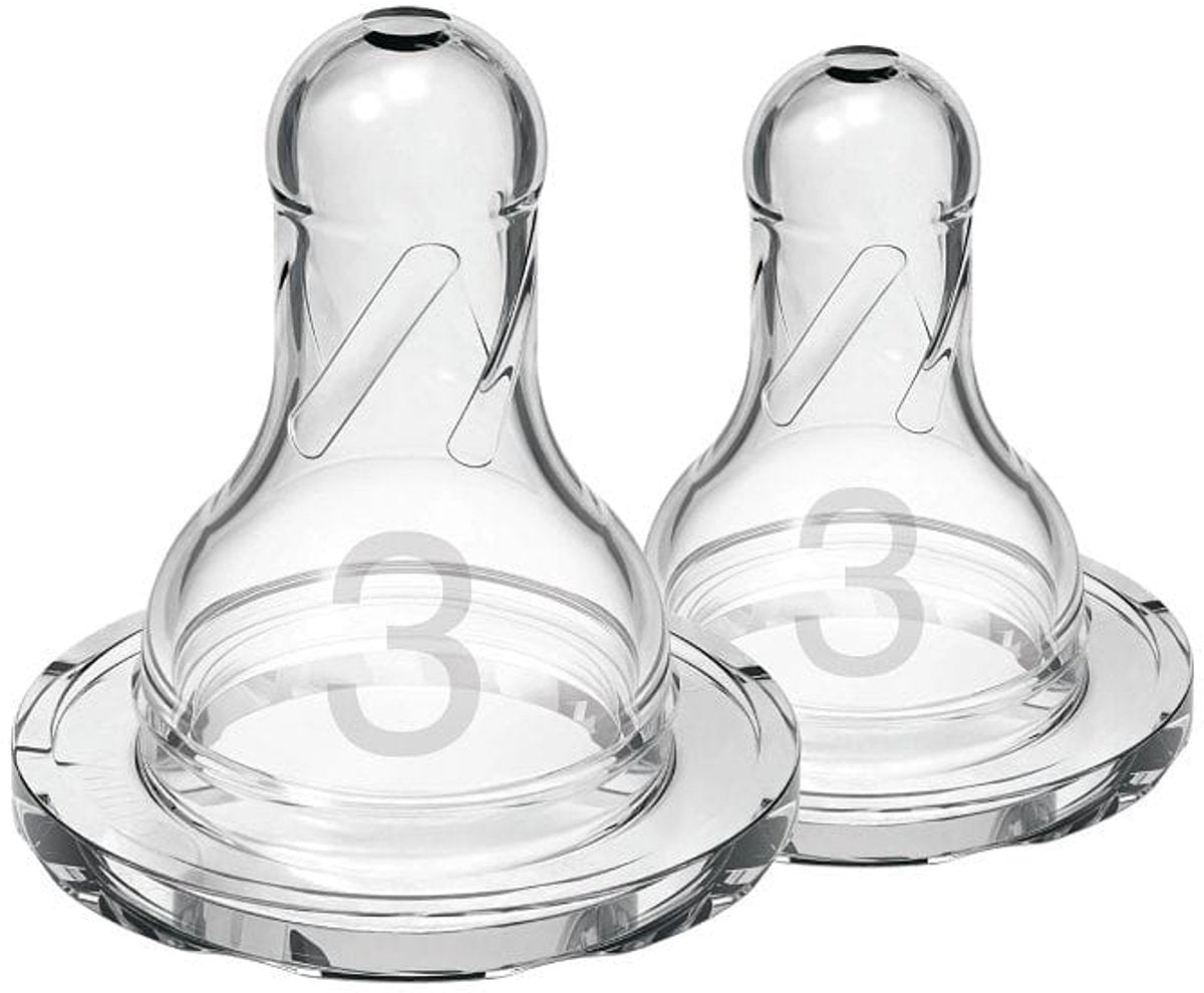 Dr. Brown's Options+ Flaschensauger – Phase 3 – Enghalsflasche – 2 Stück
