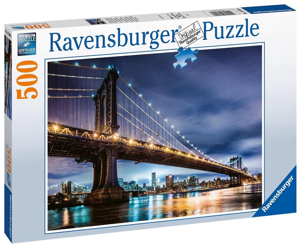 Ravensburger Puzzle New York, die Stadt, die niemals schläft – Puzzle – 500 Teile