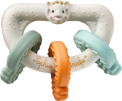 Strukturierte Beißschlüssel „Sophie die Giraffe“ – Beißschlüssel für Babys – in luxuriöser Geschenkbox – perfekt als Geschenk zur Schwangerschaft