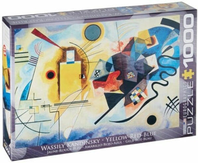 Eurographics – Gelb-Rot-Blau [Gelb-Rot-Blau] – Wassily Kandinsky – 1000 Teile 68 x 48 cm (B x H) – Kunstpuzzle