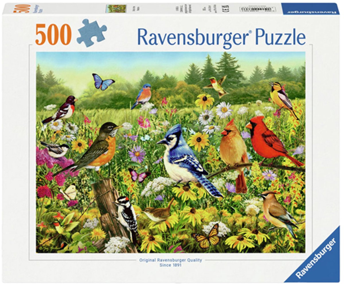 Ravensburger Jigsaw Puzzle Vögel auf der Wiese, 1000st.