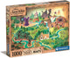 Clementoni – Puzzle – 1000 Teile – Schneewittchen-Story-Karte