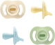 Tommee Tippee ultraleichter Schnuller mit festem Sitz – 0–6 Monate – 4er-Set – einteiliger Silikon-Schnuller – blau