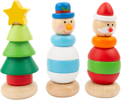 Kleiner Fußhölzernstapel -Turm Weihnachtsfigur pro Stück