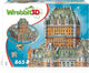 Wrebbit 3D-Puzzle – Schloss Frontenac – 865 Teile – Baukasten.