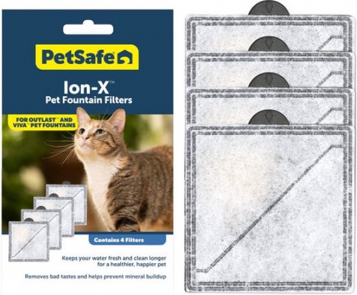 Petsafe – Ion-X-Filter für Haustierbrunnen – 4er-Pack