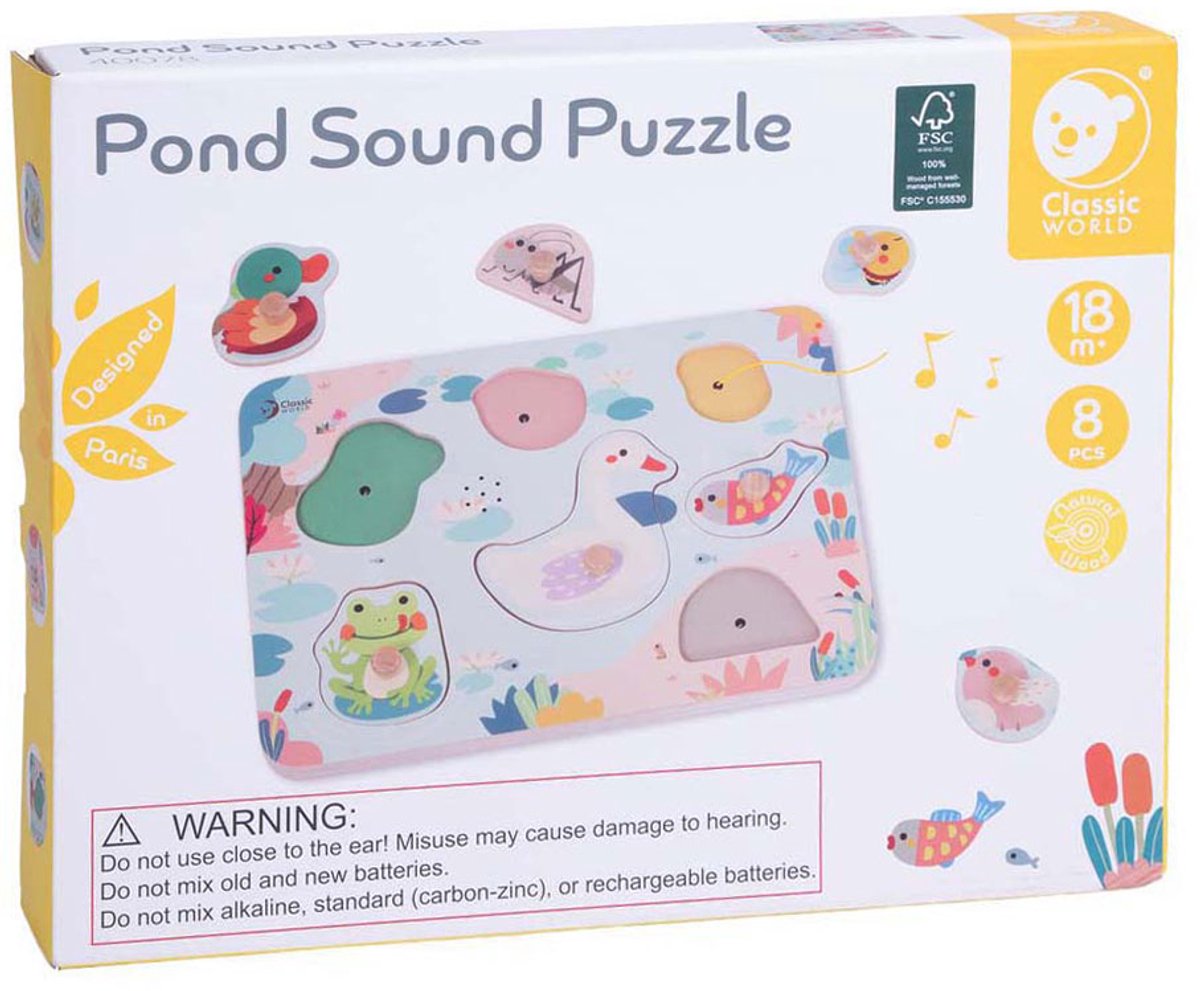 Klassisches Holz-Studenpuzzle-Pool mit Sound