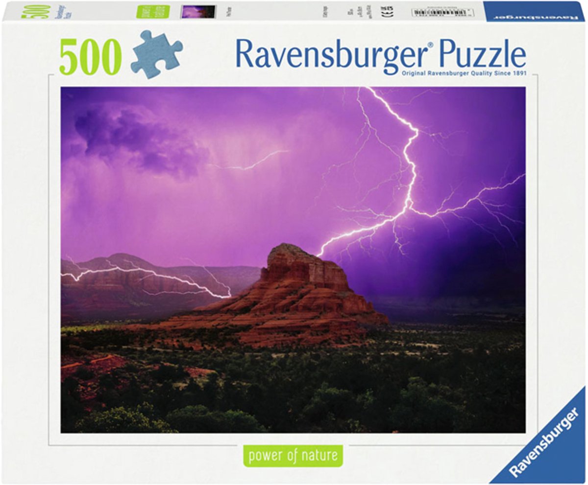 Ravensburger Jigsaw Puzzle Pinke Gewitterstimmung, 500st.
