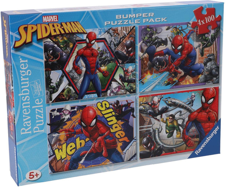 Puzzle Spiderman 4 in 1 100 Stück