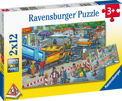 Ravensburger - Arbeit am REG -Puzzle 2x12 -Teile