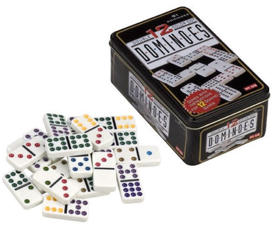 Heiße Spiele Domino Double 12 in Dosen-Punkte-Farbe.