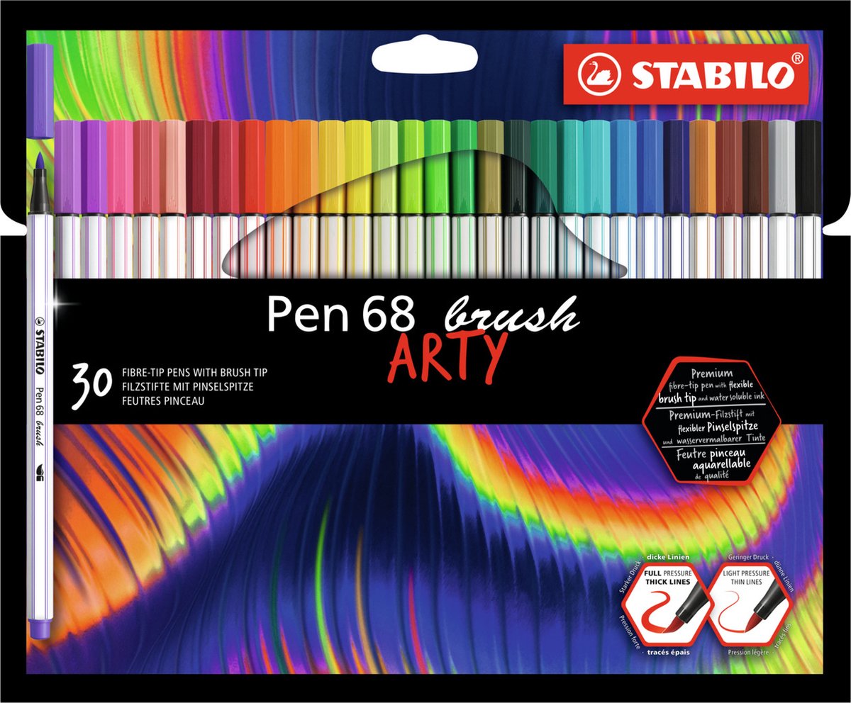 Stabilo Pen 68 Arty Filz -Tip Stifte 30st.