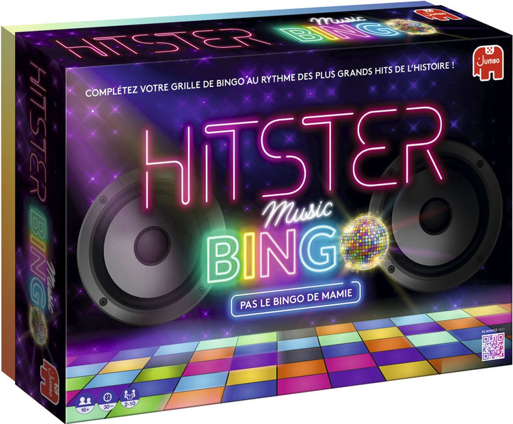 Hitster Jumbo - Bingo (fr) - Französisches Partyspiel - Französische Ausgabe - Actionspiel