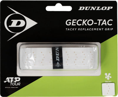 Dunlop D Tac Gecko-Tac Rep-Griff mit 1 Stück Blister Unisex-Griff – Weiß