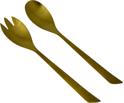 Bo-Camp - Industrial - Salatbesteck - Fay - 2-teilig - Edelstahl - Gold