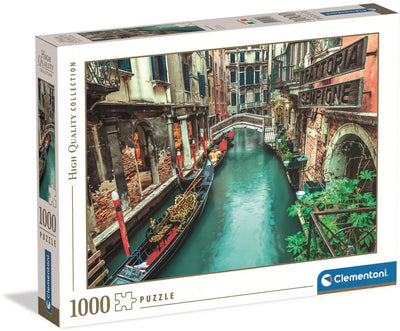 Clementoni - Puzzle - 1000 Teile - Kanal von Venedig - Puzzle für Erwachsene