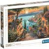 Clementoni Puzzle -Kunsttreppe zum Hafen, 1500st.
