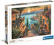 Clementoni Puzzle -Kunsttreppe zum Hafen, 1500st.