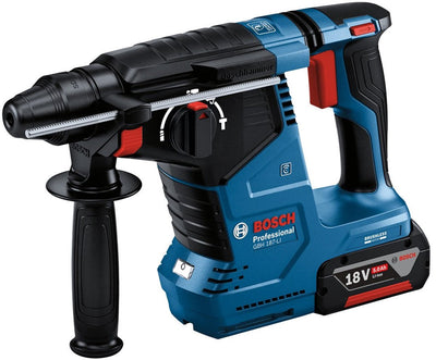 Bosch Blue GBH 18V-24C professioneller Akku-Bohrhammer | sds-plus | 2 x 5,0 Ah Akku + Schnellladegerät | in L-Boxx 0611923003