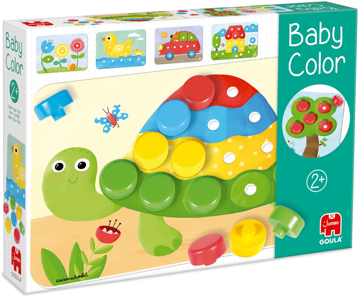 Goula Jumbo – Schildkröten-Babyfarben-Lernfarben – Lernspiel