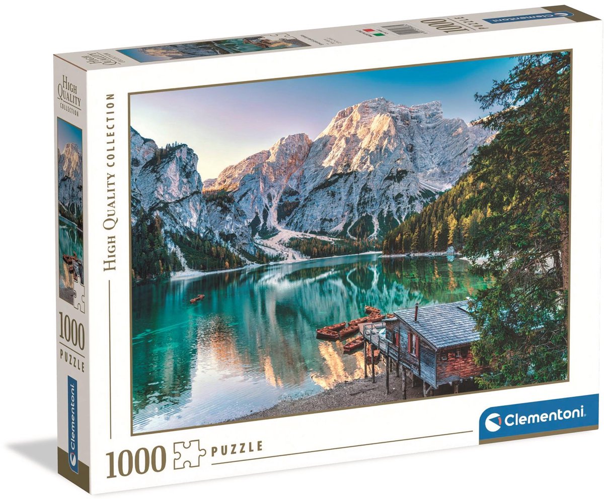 Clementoni – Puzzle – 1000 Teile – Smaragdsee Prags – Puzzle für Erwachsene – hochwertige Sammlung