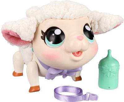 Elchspielzeug kleine lebende Haustiere mein Haustier Lamm Snowie Interaktive Spielfigur