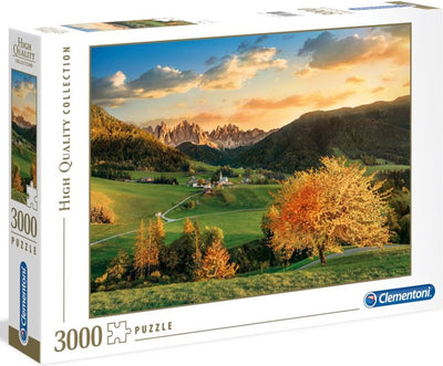 Clementoni – Puzzle 3000 Teile hochwertige Sammlung Das Alpen-Puzzle für Erwachsene und Kinder, 14-99 Jahre, 33545
