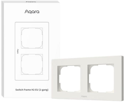 Aqara Schalterrahmen h2 eu 2fach (weiß)
