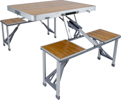 Bo-Camp – Picknicktisch – Bambus – faltbar