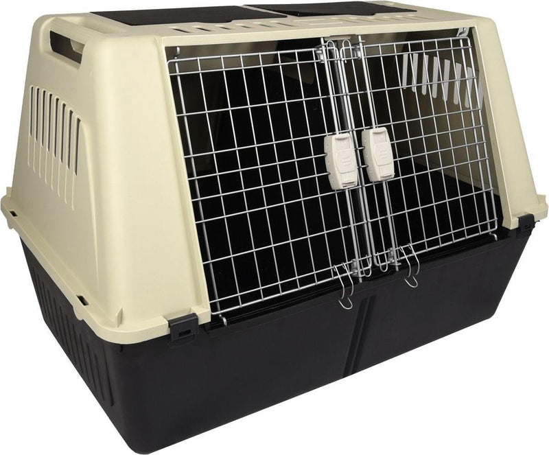 Flamingo Hundetransportbox Tripper XL - Grau - 100 x 60 x 66 cm