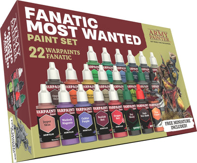 Der Armeemaler, Warpaints-Fanatiker, der meistgesuchte 22 x 18 ml Acrylfarbe, Miniatur-Hobbymalerei, Qualitätsfarbe für Miniatur-Wargaming