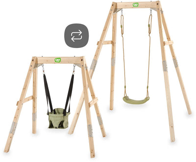 Exit Toys Exit Silvi Holz-Wachstumsschaukel - Schaukeln für draußen - Kinder