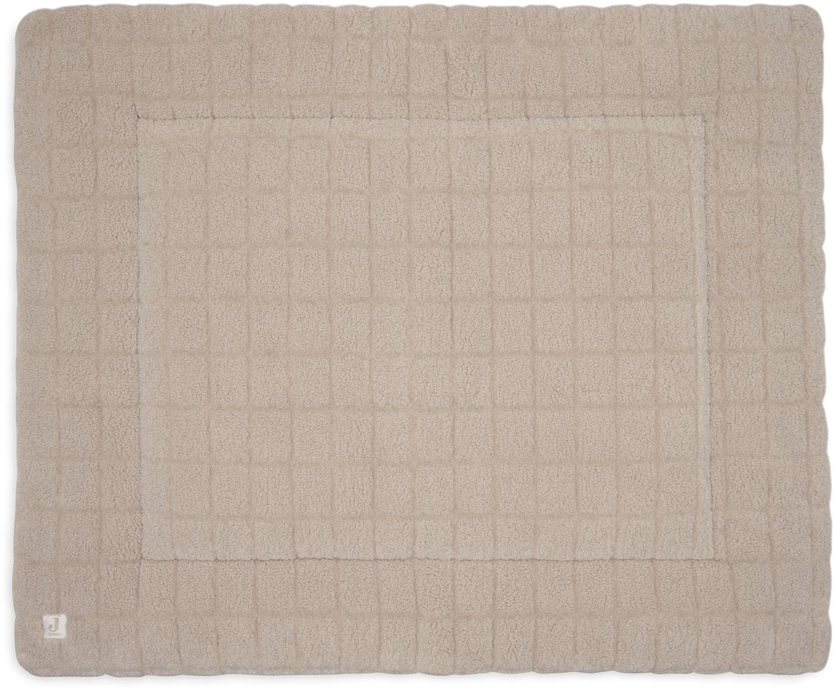 Jollein Laufstalldecke Baby – 75x95cm – Laufstall-Teddy – Polyester – warmer Sand