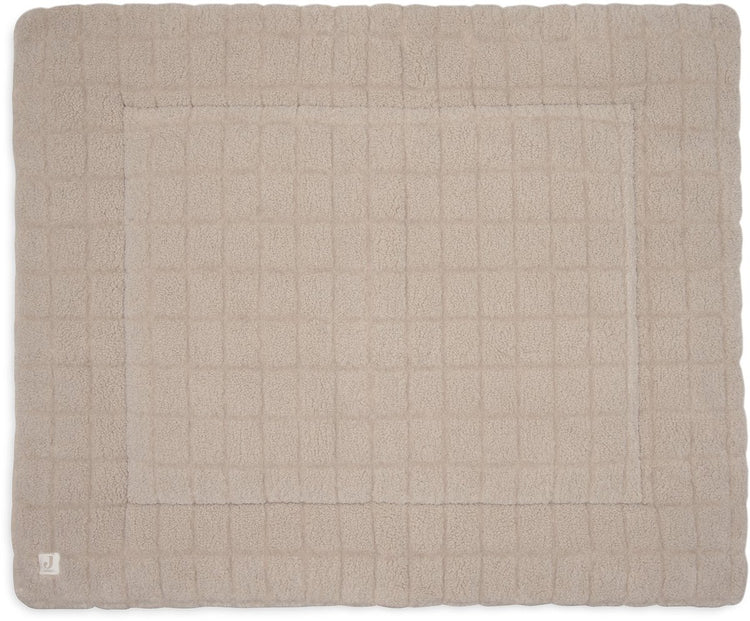 Jollein Laufstalldecke Baby – 75x95cm – Laufstall-Teddy – Polyester – warmer Sand