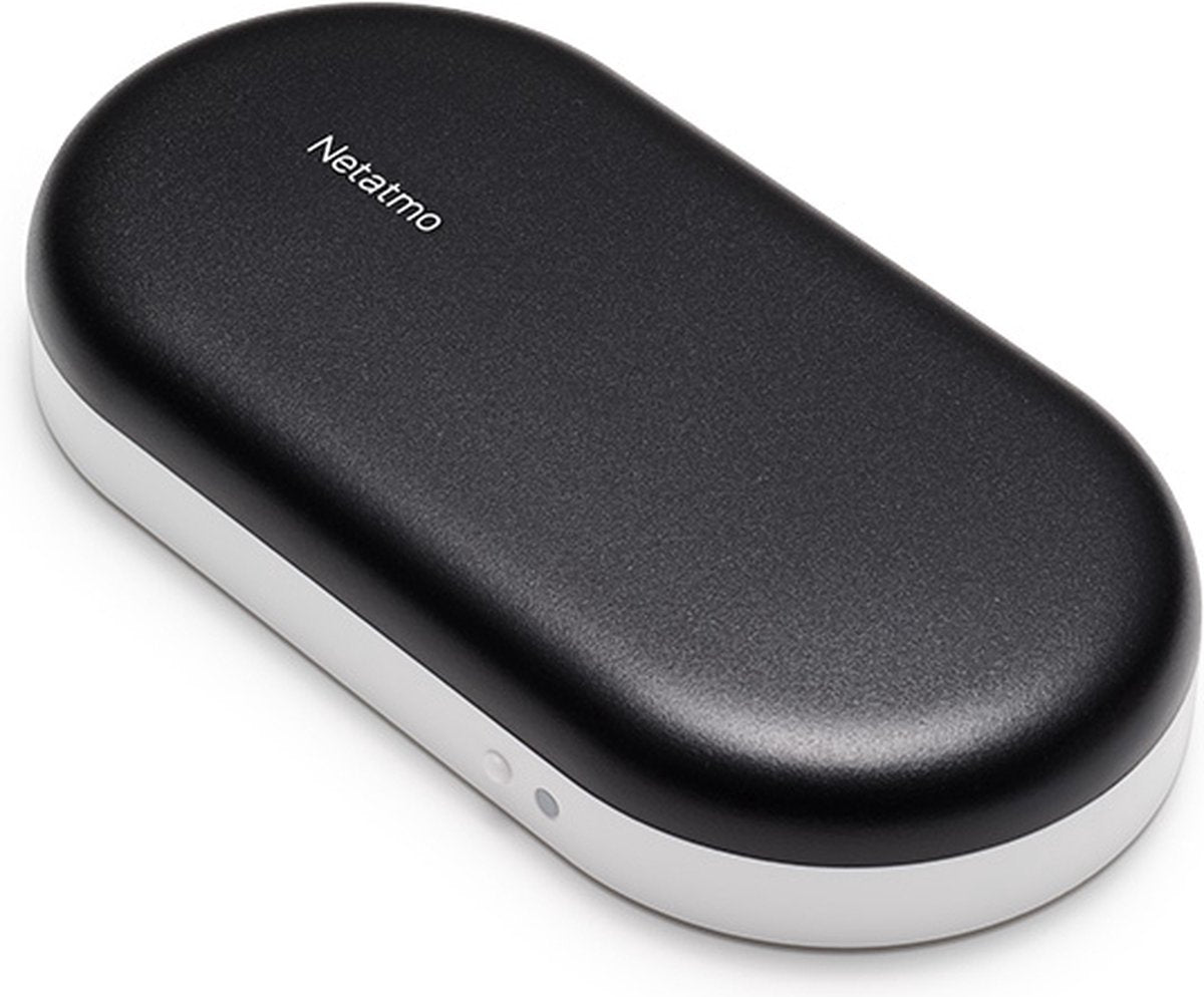 Intelligente Steuerung von Netatmo für Klimaanlagen, kompatibel mit allen angeschlossenen Klimaanlagen und Wärmepumpen – energiesparend – funktioniert mit Alexa, Google Assistant, Siri – Schwarz