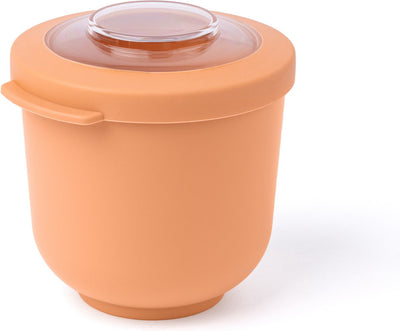 Amuse Tylla Peach – 500 ml – Lunchbox – Lunchbox – Schüssel mit Deckel – perfekt verschließbarer Frischhaltebehälter – Snackbox für unterwegs – BPA-frei – Orange