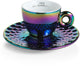 Illy Art Collection – John Arm Leder – Geschenkset mit zwei Espressotassen und Untertassen