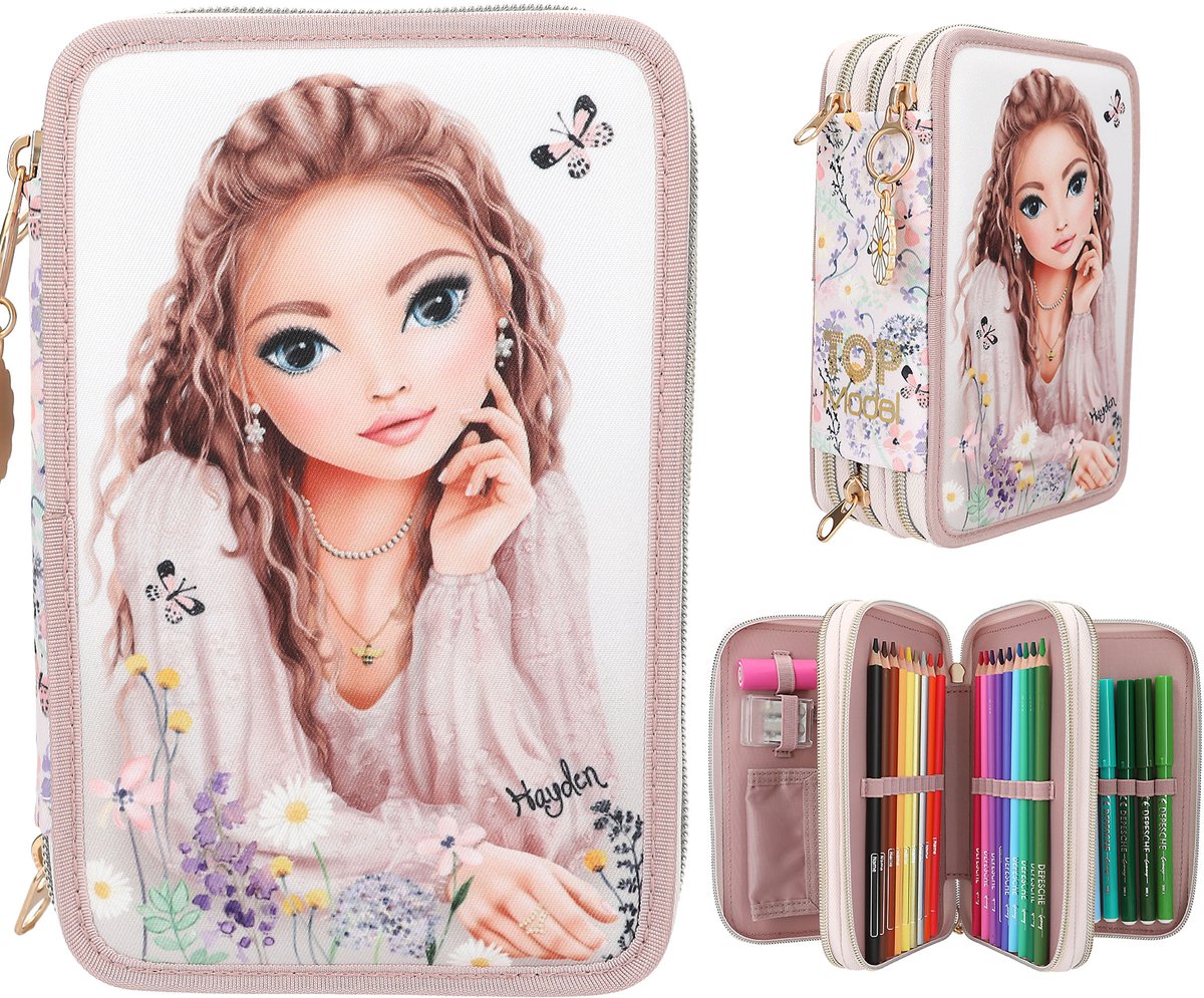 Depesche – Topmodell Federmäppchen mit 3 Fächern – Sommerfeeling