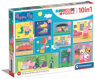 Clementoni Rätsel Peppa Pig, 10in1