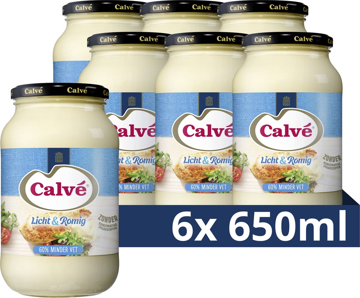 Kalbsmayonnaise leicht cremig (6x 650ml)
