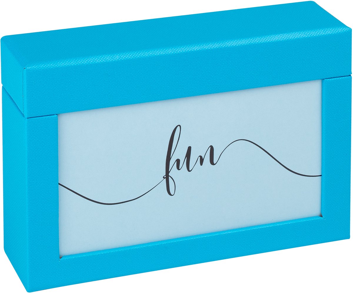 Walther fb-116-u fun - Fotobox mit Deckel - 100 Fotos 10x15 cm - Ozeanblau