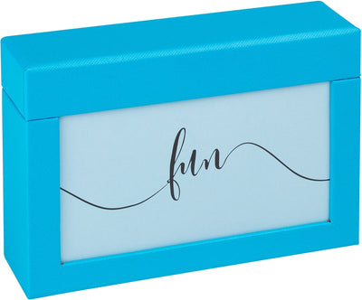 Walther fb-116-u fun - Fotobox mit Deckel - 100 Fotos 10x15 cm - Ozeanblau