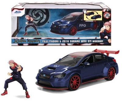 Jada Toys Jujutsu Kaisen Druckgussmodell 1 24 2016 Subaru Wrx STI Fahrzeuge