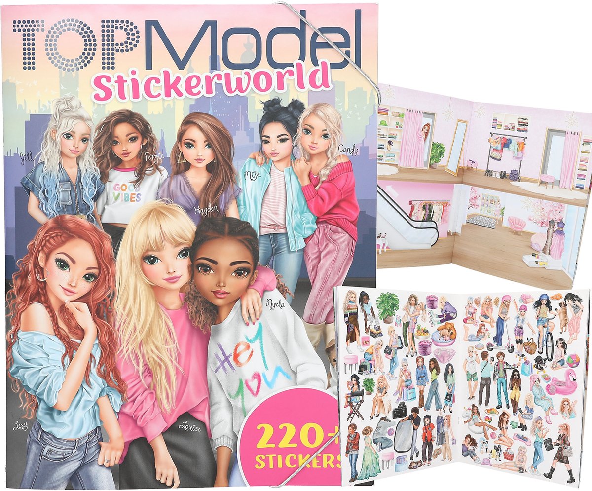 Depesche - Topmodel Stickerworld - Stickerbuch