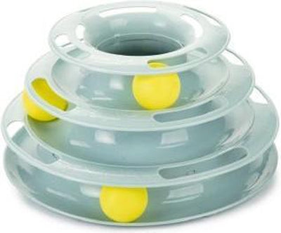Beeztees Kätzchen-Spielturm Bo – Katzenspielzeug – Kunststoff – Minze – 25 x 25 x 13 cm