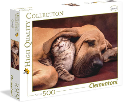 Clementoni – Puzzle – 500 Teile – Kuscheltiere – Puzzle für Erwachsene – hochwertige Kollektion