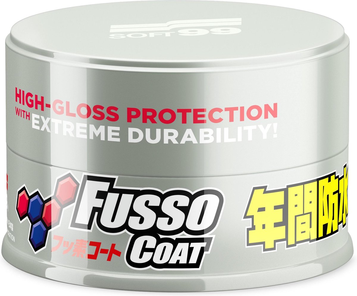 Soft99 Fusso Coat leichtes Autowachs 200 Gramm – 12 Monate