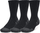 Under Armour ua Performance Tech 3pk Crew-Blk Unisex-Sportsocken – Schwarz – Jet Grey