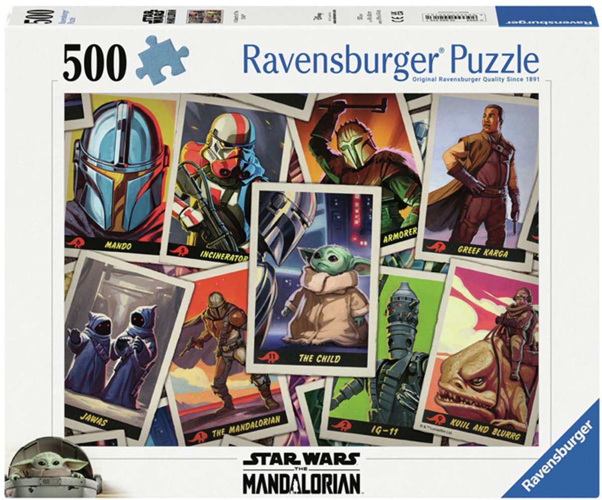 Ravensburger Jigsaw Puzzle Star Wars Das Mandalorian des Kindes, 500st.