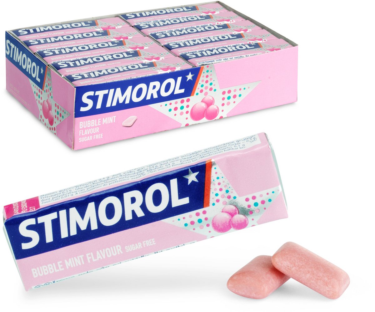 Stimorol Bubblefresh - Kaugummi - zuckerfrei - 1x30 Stück